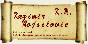 Kazimir Mojsilović vizit kartica